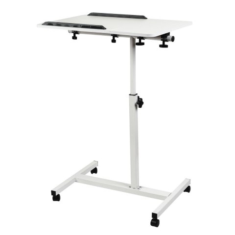 MACLEAN MOBILNE BIURKO/STAND NA LAPTOP, BIAŁE, REGULACJA WYSOKOŚĆ 59-89CM, MAX. 30KG MC-121 W Maclean