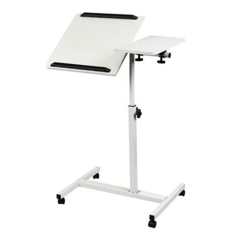 MACLEAN MOBILNE BIURKO/STAND NA LAPTOP, BIAŁE, REGULACJA WYSOKOŚĆ 59-89CM, MAX. 30KG MC-121 W Maclean