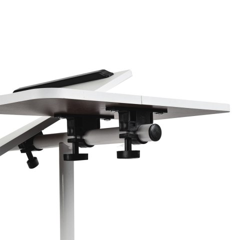 MACLEAN MOBILNE BIURKO/STAND NA LAPTOP, BIAŁE, REGULACJA WYSOKOŚĆ 59-89CM, MAX. 30KG MC-121 W Maclean