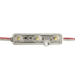 Moduł LED 3x2835 IP68 4000K 1W NC Lens Samsung