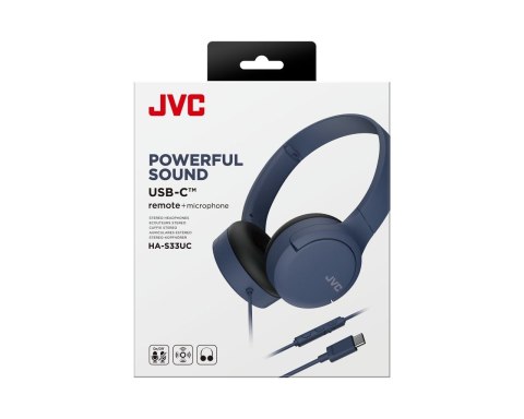 Słuchawki JVC HA-S33UCAU Niebieskie JVC
