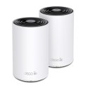 TP-Link Deco XE75 Pro (2-pack) Trójpasmowy (2,4 GHz / 5 GHz / 6 GHz) Wi-Fi 6E (802.11ax) Biały 3 Wewnętrzne TP-LINK