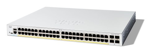Cisco C1200-48P-4X łącza sieciowe Zarządzany L2/L3 Gigabit Ethernet (10/100/1000) Biały Cisco