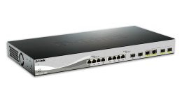 D-Link DXS-1210-12TC/E łącza sieciowe Zarządzany L2 10G Ethernet (100/1000/10000) 1U Czarny, Srebrny D-Link
