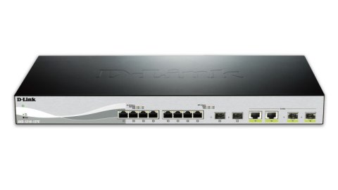 D-Link DXS-1210-12TC/E łącza sieciowe Zarządzany L2 10G Ethernet (100/1000/10000) 1U Czarny, Srebrny D-Link