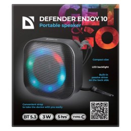DEFENDER GŁOŚNIK ENJOY 10 BLUETOOTH CZARNY Defender
