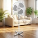 EHF001WE Esperanza wentylator 16'' stojący hurricane biało-szary