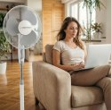 EHF001WE Esperanza wentylator 16'' stojący hurricane biało-szary
