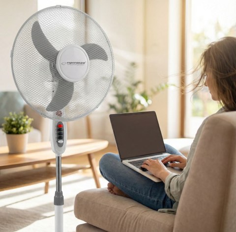 EHF002WE Esperanza wentylator 16'' stojący typhoon biało-szary Esperanza