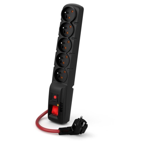 FILTR PRZECIWPRZEPIĘCIOWY ACAR F5 czarny 5m POWER 16A czerwony przewód W2291 HSK ACAR