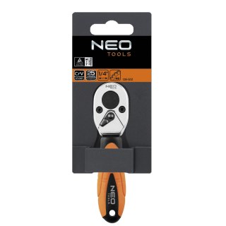 Grzechotka do bitów 1/4", 105 mm NEO TOOLS