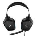 Logitech G G432 Zestaw słuchawkowy Przewodowa Opaska na głowę Gaming Czarny, Niebieski Logitech