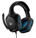 Logitech G G432 Zestaw słuchawkowy Przewodowa Opaska na głowę Gaming Czarny, Niebieski Logitech