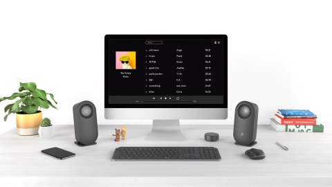 Logitech Z407 Bluetooth computer speakers with subwoofer and wireless control 40 W Grafitowy 2.1 kan. Logitech