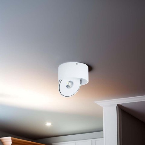Oprawa natynkowa downlight V-TAC 20W uchylna CRI90 CCT biała VT-2825 3000K-4000K-6400K 1408lm