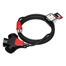 Przedł. KERG 3-GNIAZDOWY 3G2.5 5M CZARNY H05RRF guma EPR KERG