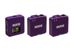 RODE Wireless GO III Purple - system mikrofonów bezprzewodowych (fioletowy) RODE