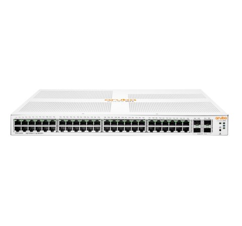 Switch Aruba Instant On 1930 48G Class4 PoE 4SFP/SFP+ 370W Zarządzany L2+ Gigabit Ethernet (10/100/1000) Obsługa PoE 1U Biały Hewlett Packard Enterprise