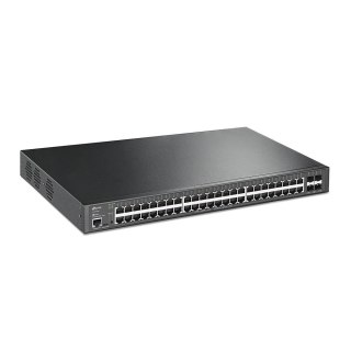 TP-Link TL-SG3452XP łącza sieciowe Zarządzany L2+ Gigabit Ethernet (10/100/1000) Obsługa PoE 1U Czarny TP-LINK