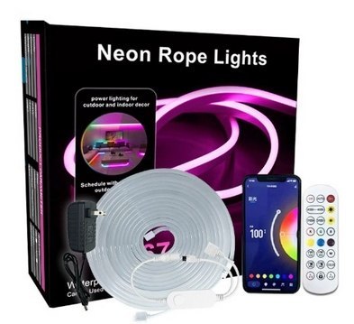 ZD189 Taśma neon led 15m rgb + pilot ATL
