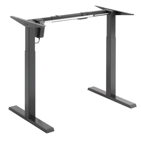 Biurko elektryczne z regulacją wys Ergo Office, szare, max wys 123cm , 80 kg - bez blatu, do pracy stojąco siedzącej, ER-433 Ergo office