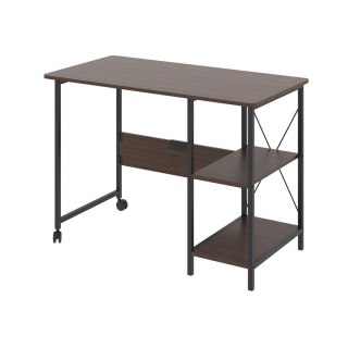 Biurko składane loftowe Maclean, wymiary: 107x45x75cm, max - 150 kg, z blatem, kolor ciemny orzech, MC-411 B Maclean