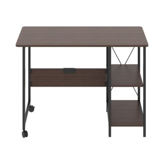 Biurko składane loftowe Maclean, wymiary: 107x45x75cm, max - 150 kg, z blatem, kolor ciemny orzech, MC-411 B Maclean