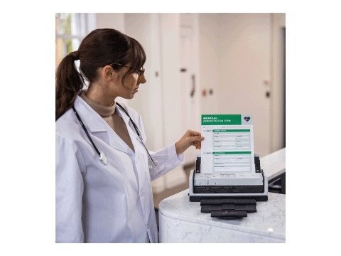 Brother ADS-1800W Compact, Portable Document Scanner, Duplex, Wi-Fi, LCD Brother