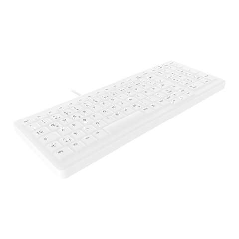 CHERRY AK-C7000 klawiatura Medyczna USB QWERTZ Niemiecki Biały Cherry
