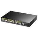 Cudy FS1026PS1 łącza sieciowe Nie zarządzany Gigabit Ethernet (10/100/1000) Obsługa PoE Czarny CUDY