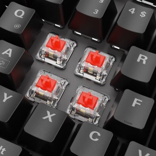 Klawiatura mechaniczna SKILLER SGK20 BLACK SWITCH-RED/RGB Sharkoon