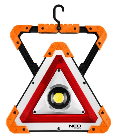 Lampa bateryjna + trójkąt ostrzegawczy 2 w 1 NEO TOOLS