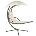 Leżanka huśtawka ogrodowa hamak fotel wiszący kosz beżowa MultiGarden MultiGarden