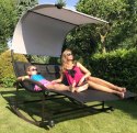 Leżanka leżak ogrodowy z daszkiem huśtawka MultiGarden MultiGarden