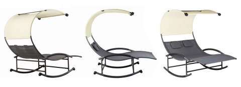 Leżanka leżak ogrodowy z daszkiem huśtawka MultiGarden MultiGarden