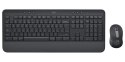 Logitech Signature MK650 Combo For Business klawiatura Dołączona myszka Biuro Bluetooth QWERTY Amerykański międzynarodowy Grafit Logitech