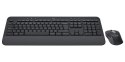 Logitech Signature MK650 Combo For Business klawiatura Dołączona myszka Biuro Bluetooth QWERTY Amerykański międzynarodowy Grafit Logitech