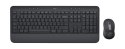 Logitech Signature MK650 Combo For Business klawiatura Dołączona myszka Biuro Bluetooth QWERTY Amerykański międzynarodowy Grafit Logitech