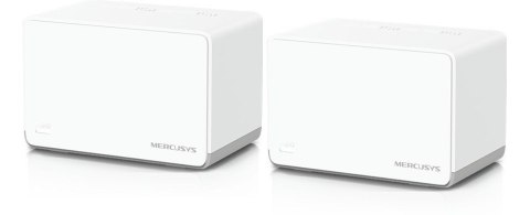 Mercusys HALO H70X (2-PACK) Dual-band (2.4 GHz/5 GHz) Wi-Fi 6 (802.11ax) Biały 3 Wewnętrzny MERCUSYS