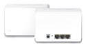 Mercusys HALO H70X (2-PACK) Dual-band (2.4 GHz/5 GHz) Wi-Fi 6 (802.11ax) Biały 3 Wewnętrzny MERCUSYS