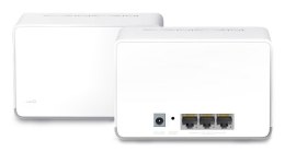 Mercusys HALO H70X (2-PACK) Dual-band (2.4 GHz/5 GHz) Wi-Fi 6 (802.11ax) Biały 3 Wewnętrzny MERCUSYS