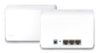 Mercusys HALO H70X (2-PACK) Dual-band (2.4 GHz/5 GHz) Wi-Fi 6 (802.11ax) Biały 3 Wewnętrzny MERCUSYS