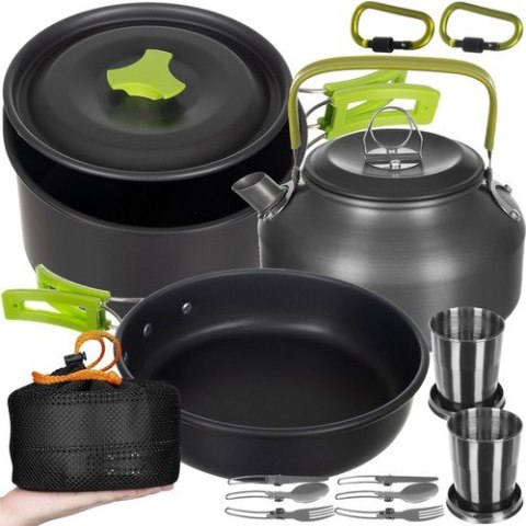 Naczynia turystyczne Trizand 23667 18 el. TRIZAND