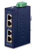 PLANET Industrial 2-port 10/100/1000T Gigabit Ethernet Obsługa PoE Niebieski Planet