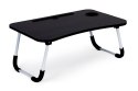 Podstawka pod laptopa stolik do łóżka 60x40 cm czarna ModernHome ModernHome