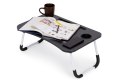 Podstawka pod laptopa stolik do łóżka 60x40 cm czarna ModernHome ModernHome
