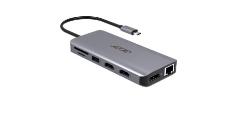 Acer 12-in-1 Type-C Dongle Przewodowa USB 3.2 Gen 1 (3.1 Gen 1) Type-C Srebrny Acer