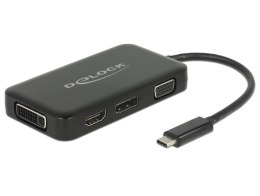 DeLOCK 63929 stacja dokująca USB 2.0 Type-C Czarny DELOCK