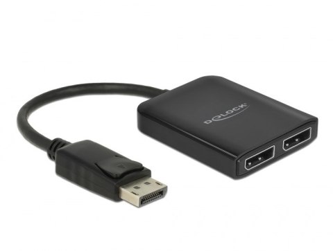 DeLOCK DisplayPort 1.4 Splitter 1 x DisplayPort w 2 x DisplayPort MST DELOCK