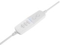 GENESIS Neon 764 Zestaw słuchawkowy Przewodowa Opaska na głowę Gaming USB Typu-A Biały GENESIS